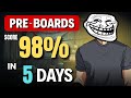 Pre-Boards Exams Strategy to Score 95%🔥 I Must Watch For Every Student!! | class 10 💀