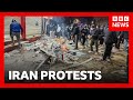 Huge anti-government protests across Iran | BBC News