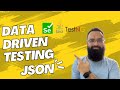 Data Driven Testing in Selenium WebDriver with JSON file | Automation Testing | Web Automation