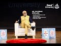 Diamond King of India Savjibhai Dholakia at PU Talks | Parul University