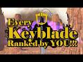 Every Keyblade Ranked by Your Votes! (Kingdom Hearts)