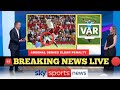 ARSENAL ROBBED IN BROAD DAYLIGHT AS VAR IGNORES BLATANT PENALTY ON SALIBA AGAINST MANCHESTER UNITED!