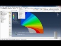 Simulation thick composite cylinder subjected to internal pressure in Abaqus