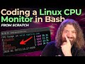 Building a Linux CPU Monitor in Bash From Scratch! small htop-like clone using the /proc filesystem