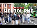 Melbourne, AUSTRALIA - Saturday Walk from Yarra River to Queen Victoria Market 4K Walking Tour
