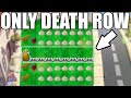 Only One Row Can Be Used To Take Out The Zombies | Plants VS. Zombies Challenge