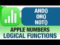 AND(), OR(), and NOT() Functions explained for Apple Numbers!