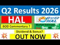 HAL Q2 results 2026 | Hindustan Aeronautics results today | HAL Share News | HAL Share latest news