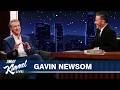 Governor Gavin Newsom on Relationship with Trump, People Badmouthing CA \u0026 \