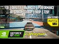 GT 1030 | Cyberpunk 2077 (Patch 1.5) - FSR, 4K, 1440p, 1080p, 900p, 720p - High Textures