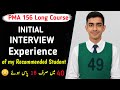 Pma 156 Initial interview experience | Most important and Repeated essay topics in pma 156