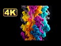 4K Abstract Liquids! Screensaver for Meditation. Paint in Water. Super Fluids