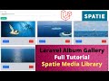 Laravel Album Gallery Full Tutorial - Spatie Media Library