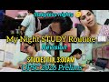 No Sleep My Night Study Routine 📖💯| Till 3:00 Am|Pomodoro method ⏰ #upsc