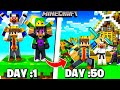 100 Days In Minecraft Oneblock With Friends 😰| Part 1