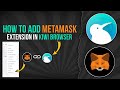 HOW TO ADD METAMASK EXTENSION IN KIWI BROWSER #kiwi #metamask