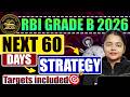 RBI Grade B 2026 |Next 2 months Strategy |60 Days plan for RBI Grade B |RBI 2026 Notification Update
