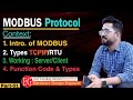 MODBUS Communication Protocol | What is MODBUS \u0026 Working \u0026 Types | MODBUS TCP/IP | MODBUS RTU #modbu