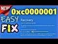 0xc000001 Fix Windows 10 | Your PC Couldn't start properly. Blue Screen Recovery Error