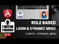 Role-Based Authentication in Angular App | Angular Tutorial