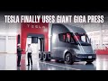 Tesla Semi Production Line 2026: Giant GIGA Press Unleashed! Elon Musk’s 10 Mins/Truck Revolution