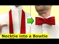 How to make a Bowtie from Necktie
