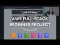 AWS FULL STACK TUTORIAL | Build and Deploy Your First App on AWS (Beginner Friendly!)