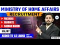 Ministry of Home Affairs Recruitment 2026 | Freshers \u0026 Graduates Eligible | Sarkari Naukri