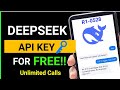 How To Get Deepseek API For 100% FREE To Use!  Build And Integrate AI in Your Apps ⚡