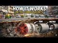 ​How Metro Tunnels Are Actually Built? | Inside a TBM (3D Animation)