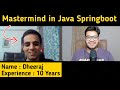 Java Spring Boot 10 Years Interview Experience [Best Skills Ever]