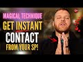 TRY THIS Magical Technique To Get Instant Contact From A Specific Person | Works Fast!
