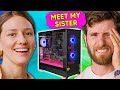 This Is So Embarrassing! - Building a PC with My Sister