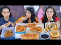 Domino's Full Menu Without Pizza Eating Challenge| Garlic Bread, Burger Pizza, Pasta, ChocoLava Cake