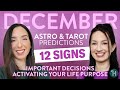 Astro \u0026 Tarot Predictions for December 2025 (ALL 12 ZODIAC SIGNS) - Julie \u0026 Sophie