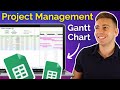 Google Sheets Gantt Chart for Project Management (Timeline View)