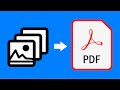 How to Merge Pictures into One PDF! (FREE)