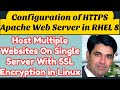 Host Multiple Websites With SSL Encryption in RHEL 8 | Configure HTTPS Apache Server | Nehra Classes
