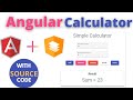 Calculator in Angular 13 Using Angular Material and Bootstrap