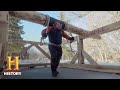 The Strongest Man in History: Mast Lift Challenge | Exclusive | History