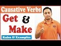 Causative Verbs (GET \u0026 MAKE) in English Grammar | Concept \u0026 Examples in Hindi