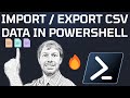 PowerShell Tutorial: Import \u0026 Export CSV Data 🔥⌨️  DevOps | Automation | Developer