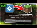How to Solve Failed to Verify Username in Minecraft Aternos (EASY!)
