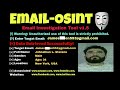 Track Anyone with Just an Email?! (OSINT Terminal Tool)
