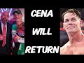 JOHN CENA RETURNS TO WWE IN MASSIVE ROLE?! WOW!!
