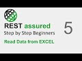 REST Assured API testing Beginner Tutorial | Part 5 - How to read data from Excel