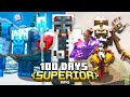 I Survived 100 Days And Became OP In Superior RPG! (Full Movie)