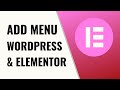 How To Add Menu In Wordpress - Elementor