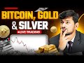 Live Trading : Gold , Silver , BTC , ETH | Major Move Coming