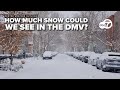 Here's how much snow we could see in DC, Virginia and Maryland
